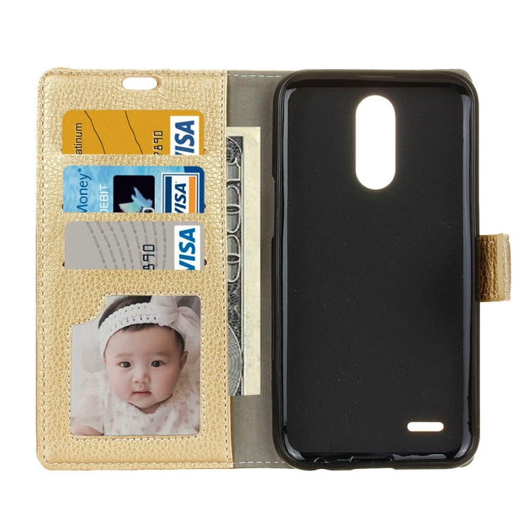For LG K8 (2017) (EU Version) Litchi Texture Horizontal Flip Leather Case with Holder & Card Slots & Wallet & Photo Frame