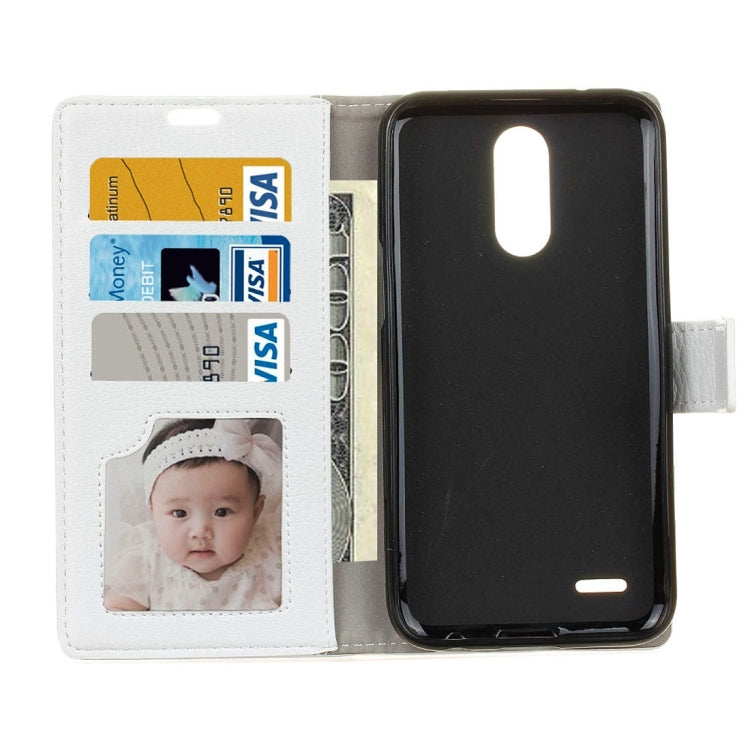 For LG K8 (2017) (EU Version) Litchi Texture Horizontal Flip Leather Case with Holder & Card Slots & Wallet & Photo Frame