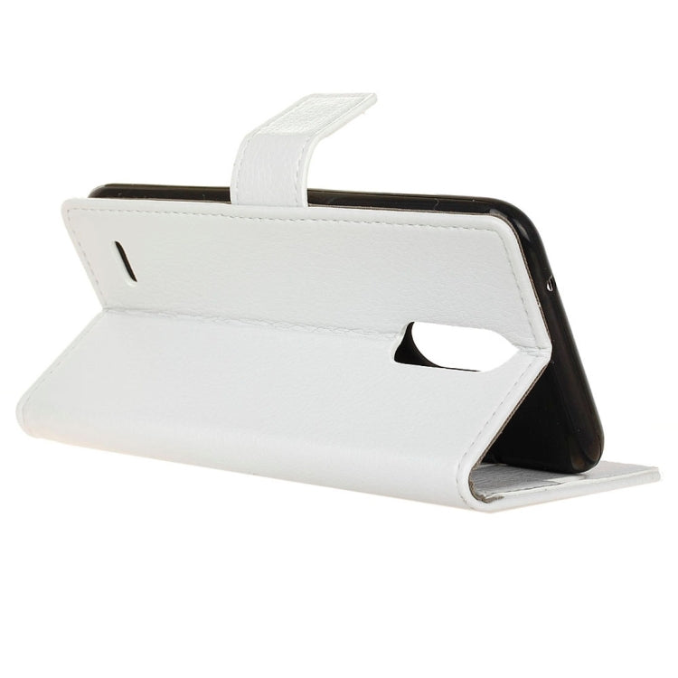 For LG K8 (2017) (EU Version) Litchi Texture Horizontal Flip Leather Case with Holder & Card Slots & Wallet & Photo Frame