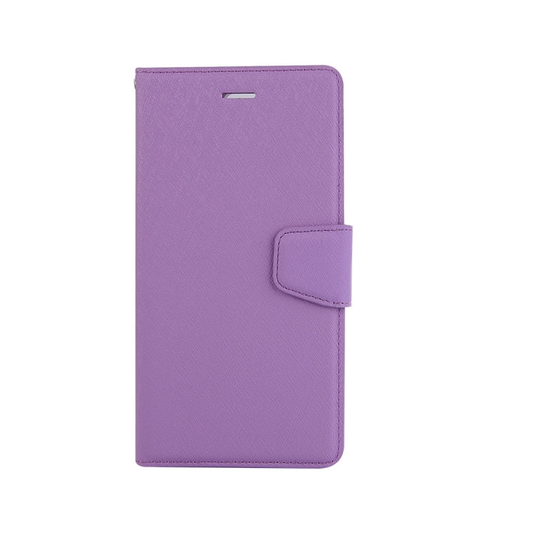 For Asus Zenfone 4 Max ZC554KL Silk Texture Horizontal Flip Leather Case with Holder & Card Slots & Wallet & Photo Frame(Purple)