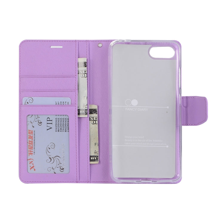 For Asus Zenfone 4 Max ZC554KL Silk Texture Horizontal Flip Leather Case with Holder & Card Slots & Wallet & Photo Frame(Purple)