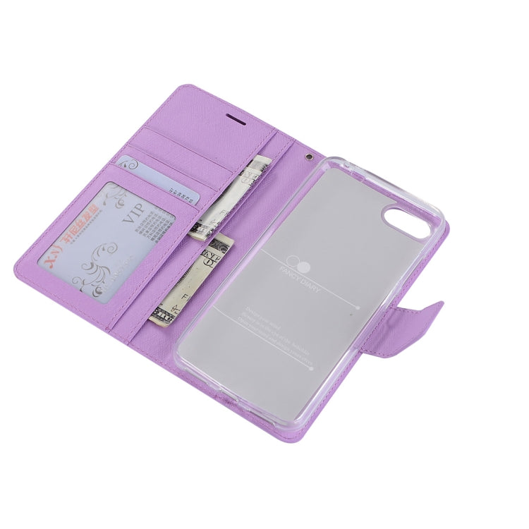 For Asus Zenfone 4 Max ZC554KL Silk Texture Horizontal Flip Leather Case with Holder & Card Slots & Wallet & Photo Frame(Purple)