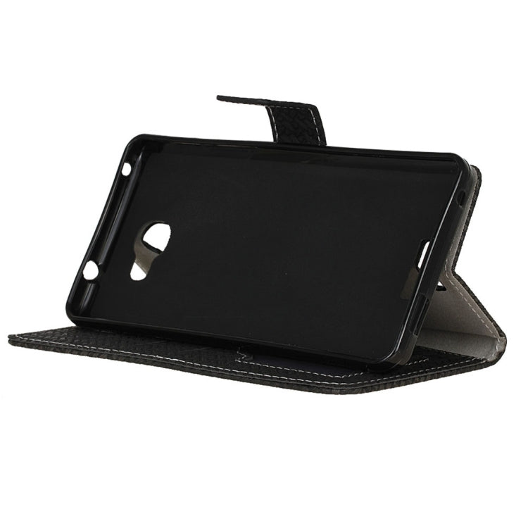 For Alcatel Flash Plus 2 Weaving Texture Horizontal Flip PU Leather Case with Magnetic Buckle & Holder & Card Slots & Wallet & Photo Frame