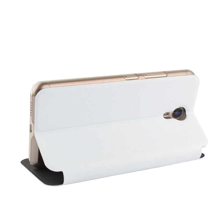 Ulefone for Power II Spring Texture Horizontal Flip Leather Case with Holder (White)