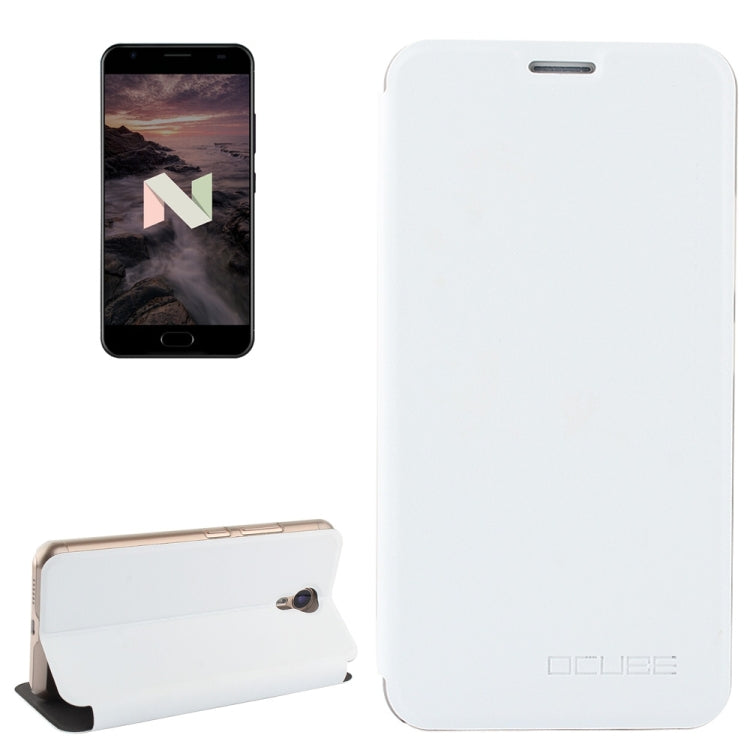 Ulefone for Power II Spring Texture Horizontal Flip Leather Case with Holder (White)