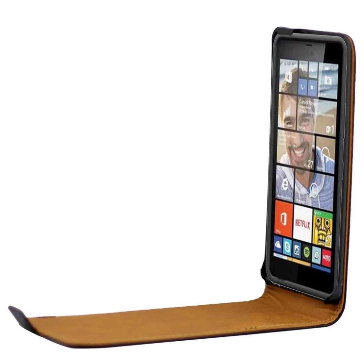 For Microsoft Lumia 850 Vertical Flip Leather Case Waist Bag with Magnetic Buckle(Black)
