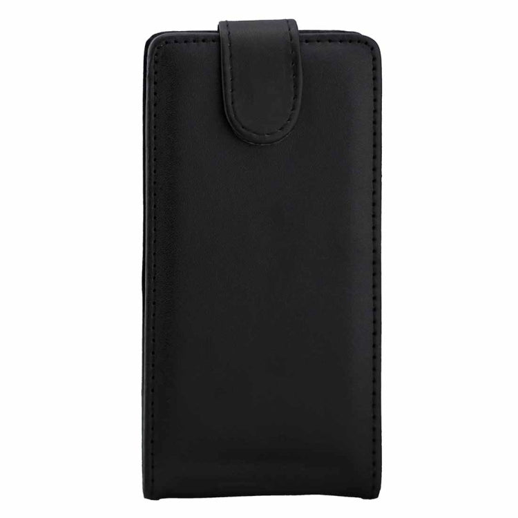 For Huawei  P9 Plain Texture Vertical Flip Leather Case Waist Bag with Magnetic Buckle(Black)