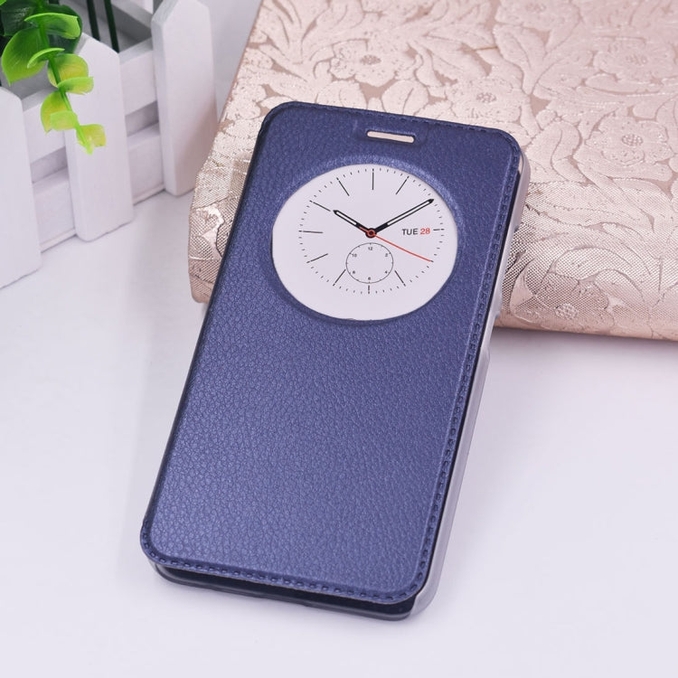 For Asus ZenFone 4V V520KL PU + PC Horizontal Flip Leather Case with Call Display ID + Holder