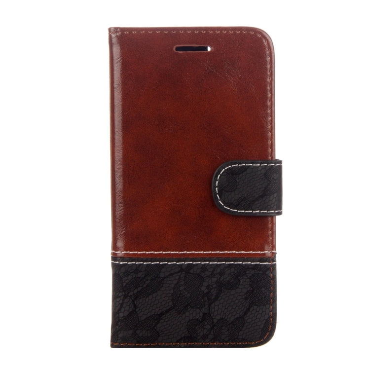 For Xiaomi  Mi 6 Lace Stitching Leather Case with Card Slots & Holder & Wallet
