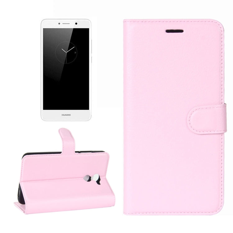 For Huawei  Enjoy 7 Plus / Y7 Prime Litchi Texture Horizontal Flip Leather Case with Holder & Card Slots & Wallet