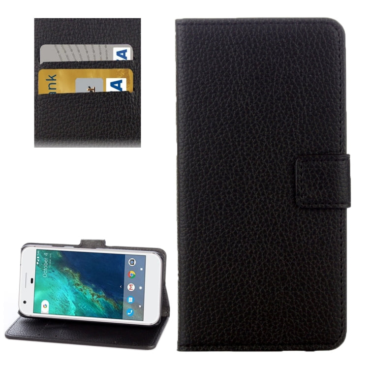 For Google Pixel Litchi Texture Horizontal Flip Leather Case with Holder & Card Slots & Wallet