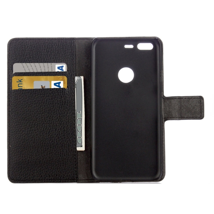 For Google Pixel Litchi Texture Horizontal Flip Leather Case with Holder & Card Slots & Wallet
