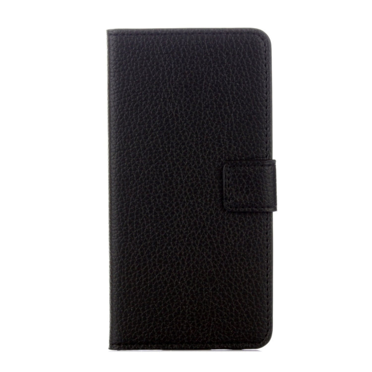 For Huawei  Y5 (2017) Litchi Texture Horizontal Flip Leather Case with Holder & Card Slots & Wallet (Black)
