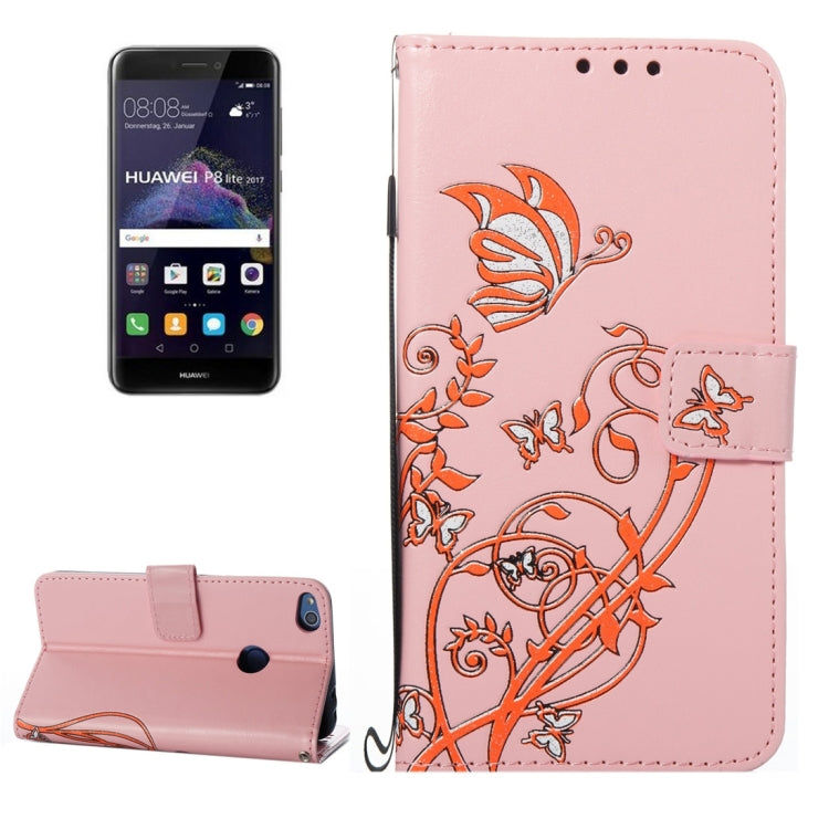 For Huawei  P8 Lite (2017) Voltage Crazy Horse Texture Horizontal Flip Leather Case with Holder & Card Slots & Wallet & Lanyard