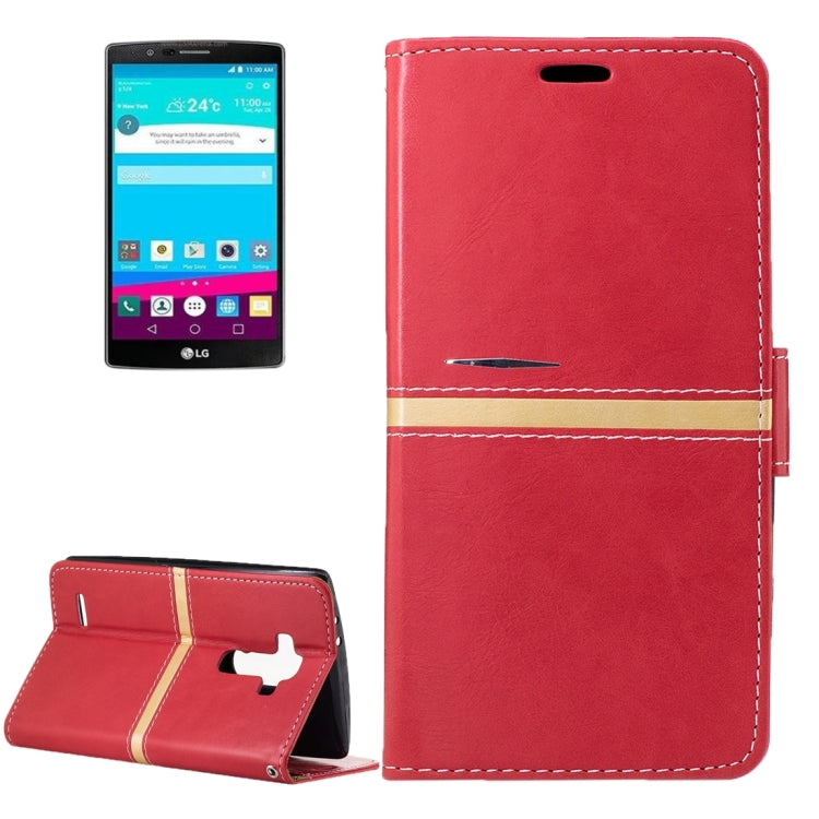 For LG G4 Crazy Horse Texture PU Leather Horizontal Flip Leather Case with Holder & Card Slots & Wallet & Photo Frame & Lanyard