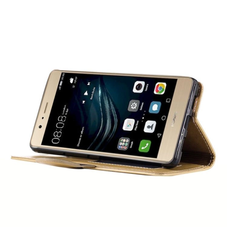 For Huawei  P9 Lite Crazy Horse Texture PU Leather Horizontal Flip Leather Case with Holder & Card Slots & Wallet & Photo Frame & Lanyard