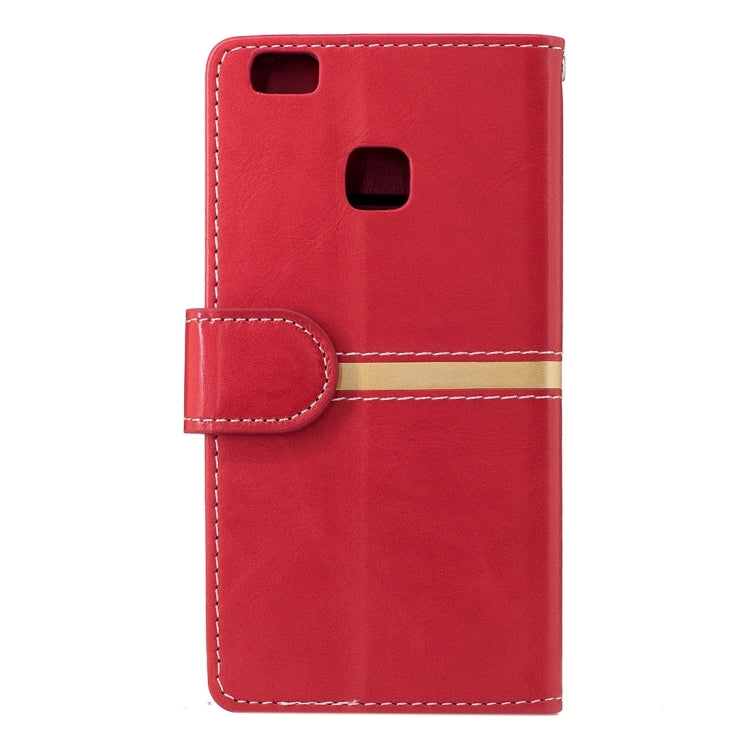 For Huawei  P9 Lite Crazy Horse Texture PU Leather Horizontal Flip Leather Case with Holder & Card Slots & Wallet & Photo Frame & Lanyard