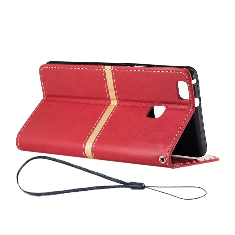 For Huawei  P9 Lite Crazy Horse Texture PU Leather Horizontal Flip Leather Case with Holder & Card Slots & Wallet & Photo Frame & Lanyard