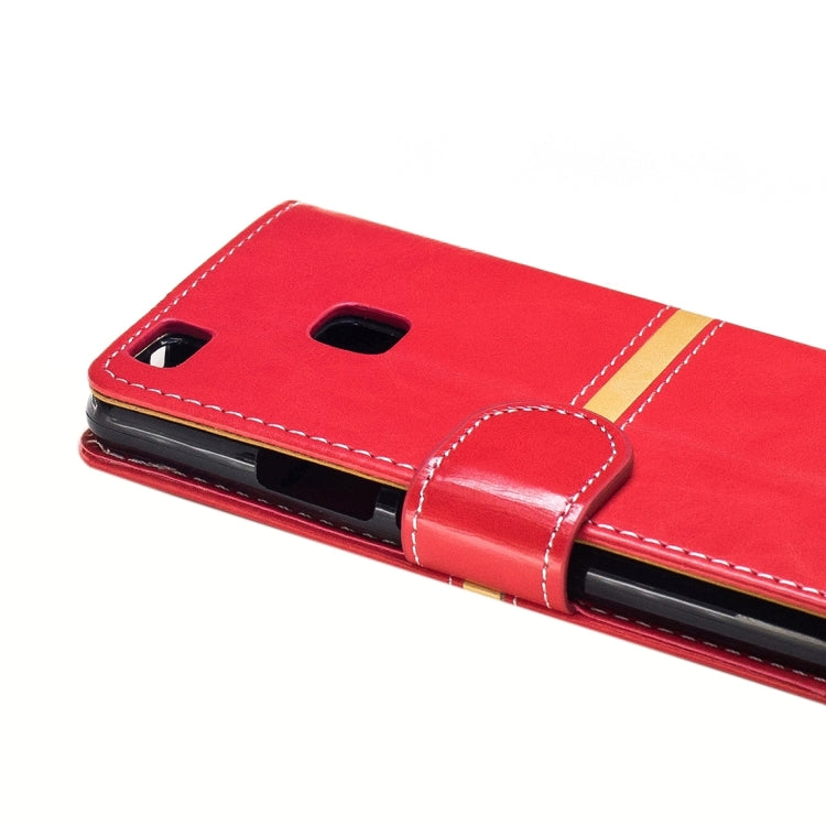 For Huawei  P9 Lite Crazy Horse Texture PU Leather Horizontal Flip Leather Case with Holder & Card Slots & Wallet & Photo Frame & Lanyard