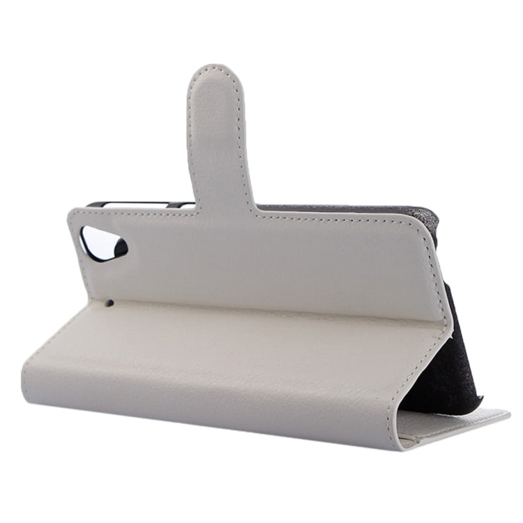 For HTC Desire 650 Litchi Texture Horizontal Flip Leather Case with Holder & Card Slots & Wallet