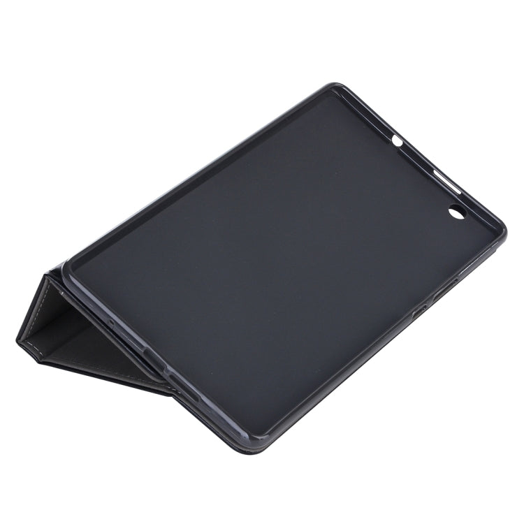 For Huawei  MediaPad M3 8.4 inch Cowhide Texture Horizontal Flip Leather Case with Holder & Card Slot & Wallet & Hand Strap & Sleep / Wake-up Function