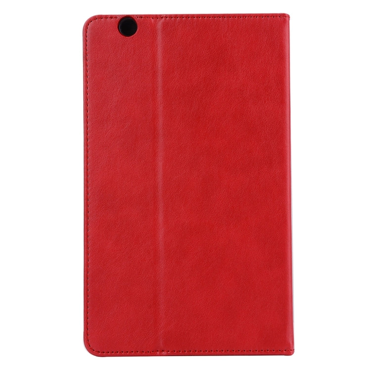 For Huawei  MediaPad M3 8.4 inch Cowhide Texture Horizontal Flip Leather Case with Holder & Card Slot & Wallet & Hand Strap & Sleep / Wake-up Function
