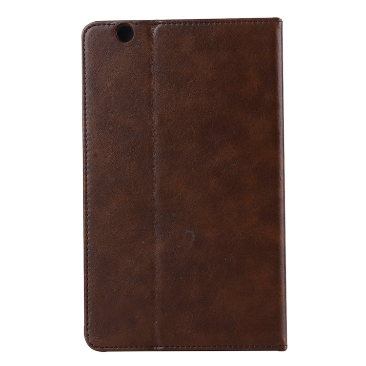 For Huawei  MediaPad M3 8.4 inch Cowhide Texture Horizontal Flip Leather Case with Holder & Card Slot & Wallet & Hand Strap & Sleep / Wake-up Function