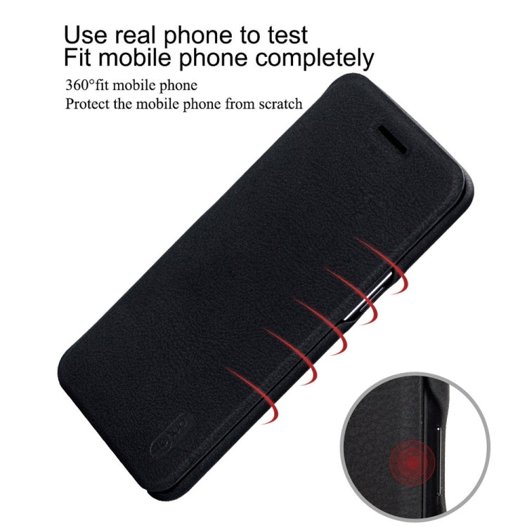 Lenuo for OnePlus 5 PU+PC Litchi Texture Horizontal Flip Leather Case with Card Slots