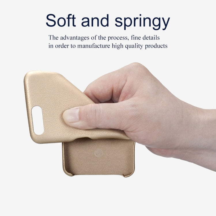 Lenuo for OnePlus 5 Litchi Texture PU + PC Paste Skin Protective Case