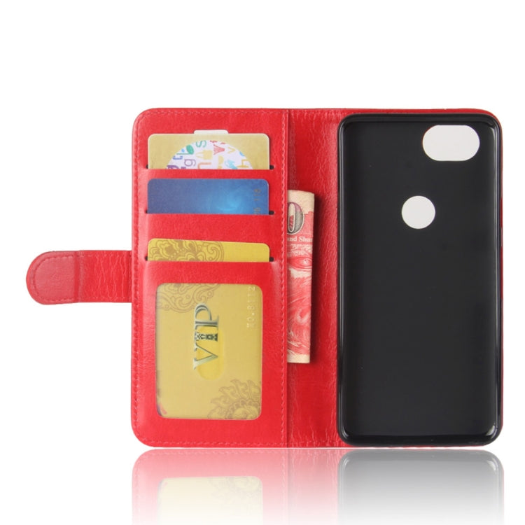 For Google Pixel 2 Crazy Horse Texture Horizontal Flip Leather Case with Holder & Card Slots & Wallet & Photo Frame