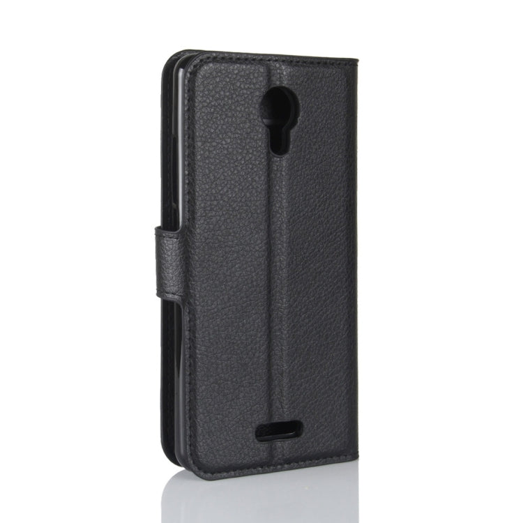For Wiko Jerry 2 Litchi Texture Horizontal Flip Leather Case with Holder & Card Slots & Wallet