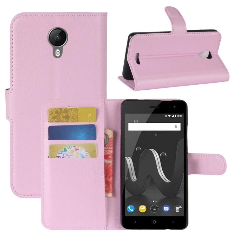 For Wiko Jerry 2 Litchi Texture Horizontal Flip Leather Case with Holder & Card Slots & Wallet