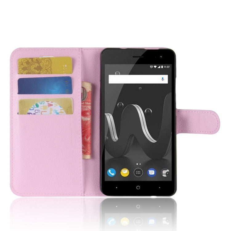 For Wiko Jerry 2 Litchi Texture Horizontal Flip Leather Case with Holder & Card Slots & Wallet