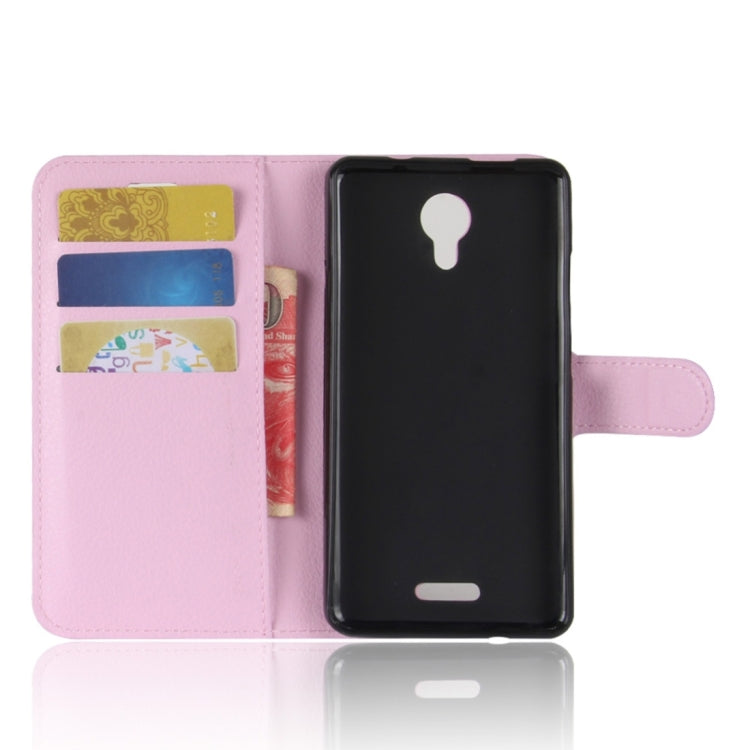 For Wiko Jerry 2 Litchi Texture Horizontal Flip Leather Case with Holder & Card Slots & Wallet