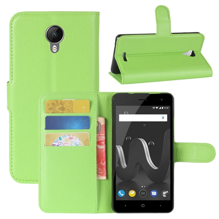 For Wiko Jerry 2 Litchi Texture Horizontal Flip Leather Case with Holder & Card Slots & Wallet