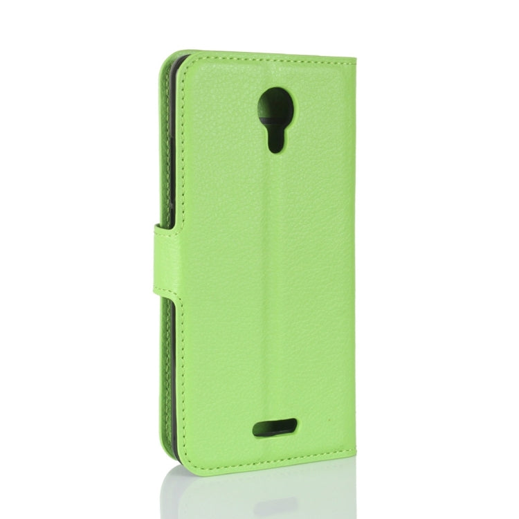 For Wiko Jerry 2 Litchi Texture Horizontal Flip Leather Case with Holder & Card Slots & Wallet