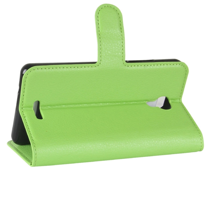 For Wiko Jerry 2 Litchi Texture Horizontal Flip Leather Case with Holder & Card Slots & Wallet