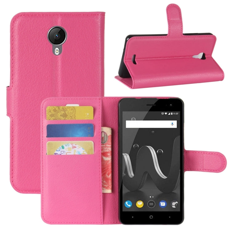 For Wiko Jerry 2 Litchi Texture Horizontal Flip Leather Case with Holder & Card Slots & Wallet