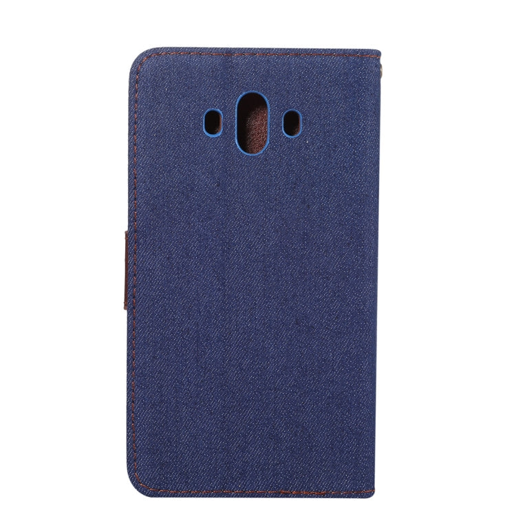 Dibase for  Huawei Mate 10 Denim Texture Horizontal Flip Leather Case with Holder & Card Slots