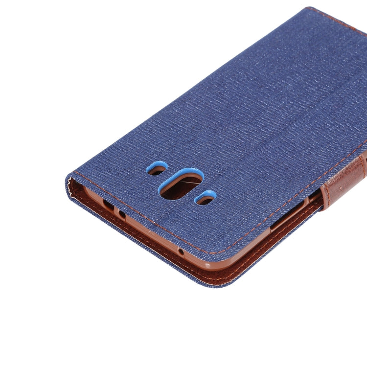 Dibase for  Huawei Mate 10 Denim Texture Horizontal Flip Leather Case with Holder & Card Slots