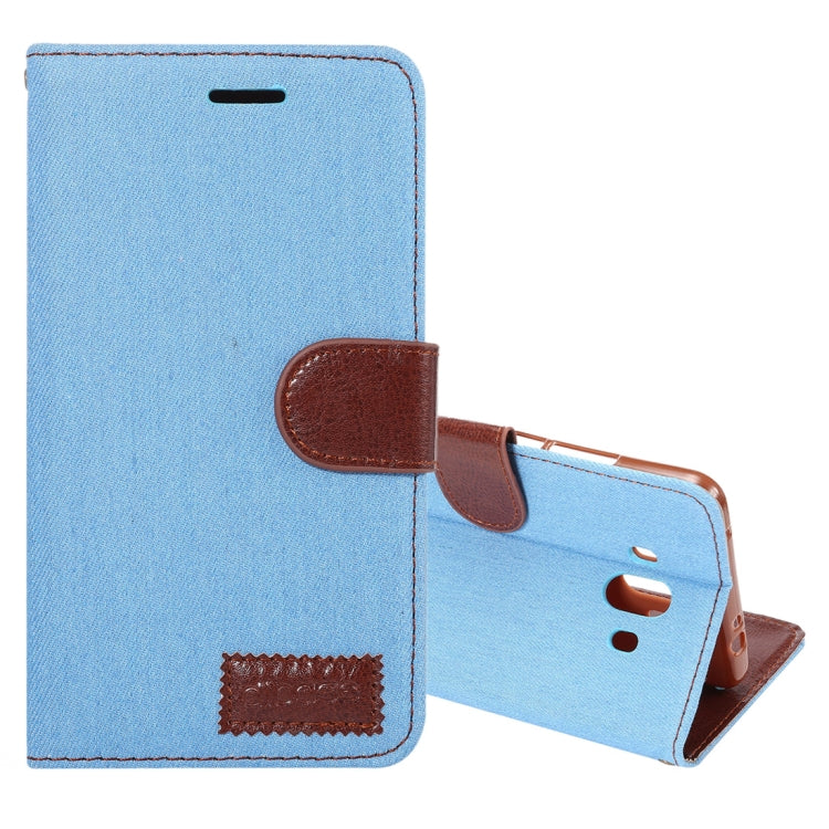 Dibase for  Huawei Mate 10 Denim Texture Horizontal Flip Leather Case with Holder & Card Slots