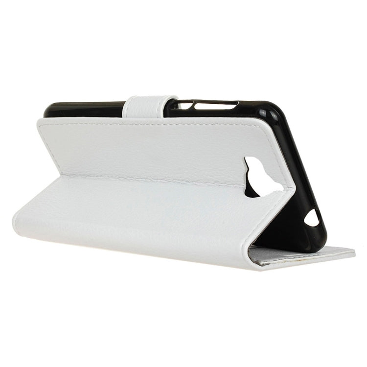 For Huawei  Y5 (2017) Litchi Texture Horizontal Flip Leather Case with Holder & Card Slots & Wallet