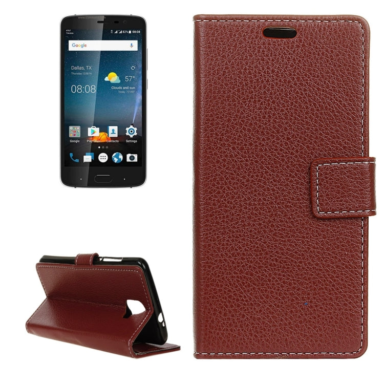For ZTE  Blade V8 Pro Litchi Texture Horizontal Flip Leather Case with Holder & Card Slots & Wallet