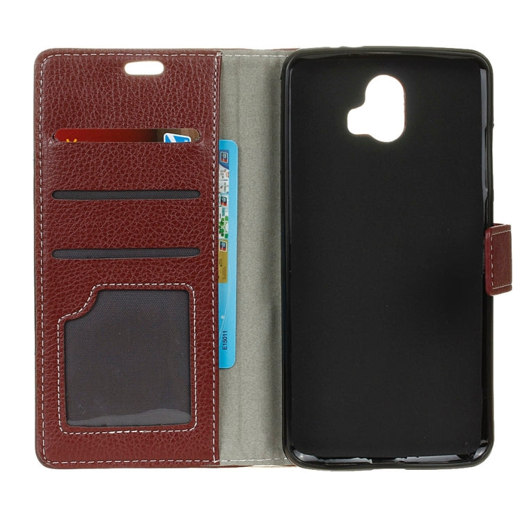 For ZTE  Blade V8 Pro Litchi Texture Horizontal Flip Leather Case with Holder & Card Slots & Wallet