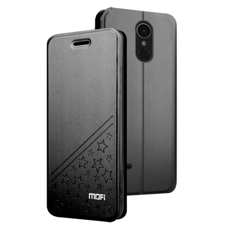 MOFI for LG K10 (2017) PU Five-pointed Star Pattern Horizontal Flip Leather Case with Holder