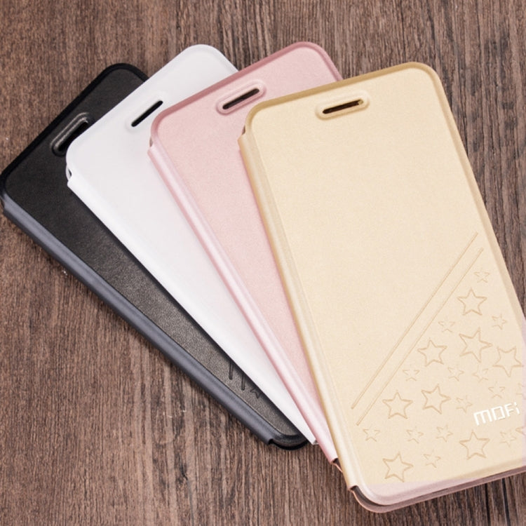 MOFI for LG K10 (2017) PU Five-pointed Star Pattern Horizontal Flip Leather Case with Holder