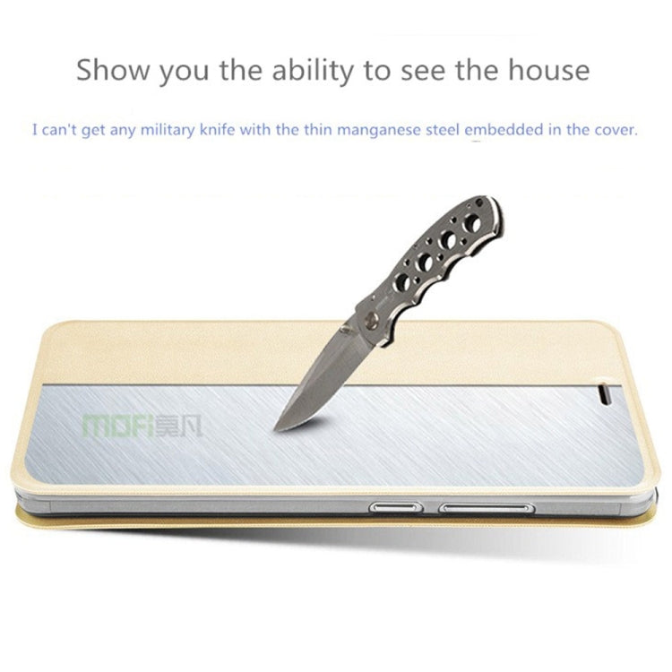 MOFI for LG K10 (2017) PU Five-pointed Star Pattern Horizontal Flip Leather Case with Holder