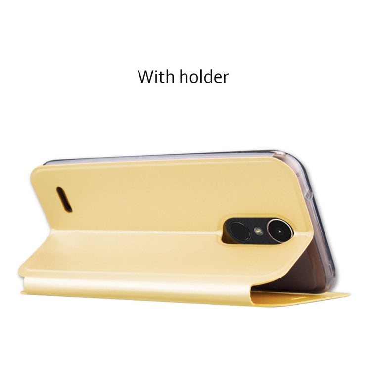 MOFI for LG K10 (2017) PU Five-pointed Star Pattern Horizontal Flip Leather Case with Holder