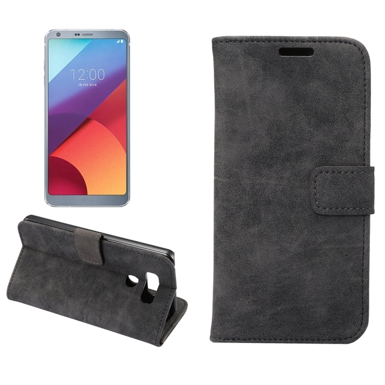 For LG G6 Sheep Bar Material Horizontal Flip Leather Case with Holder & Card Slots & Wallet & Photo Frame