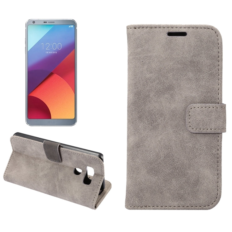 For LG G6 Sheep Bar Material Horizontal Flip Leather Case with Holder & Card Slots & Wallet & Photo Frame